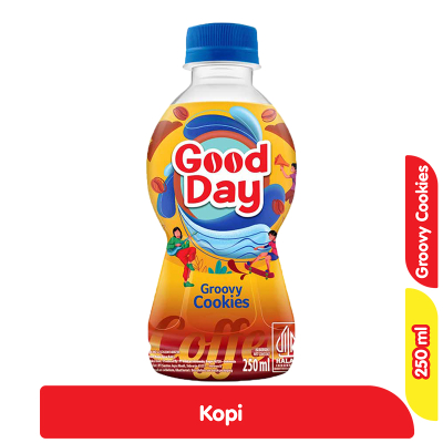 

Good Day Groovy Cookies Minuman Kopi Instan 250 ml