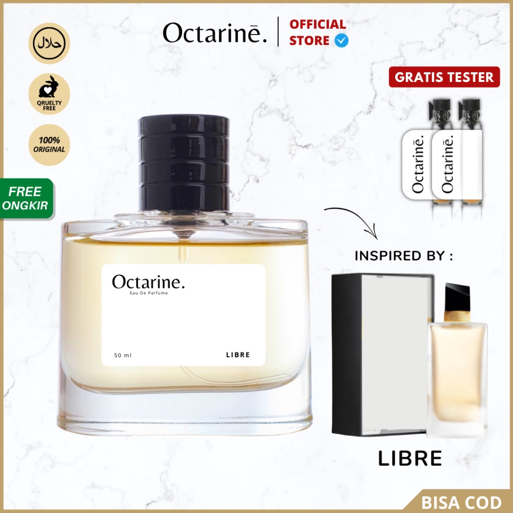 TerlarisOctarine  Parfum Wanita Tahan Lama Aroma Fresh Elegant Inspired By LIBRE  Parfume Perfume Fa