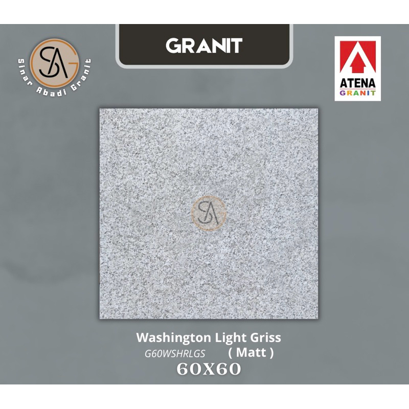 granit 60x60 atena washington light griss matt ( G60WSHR