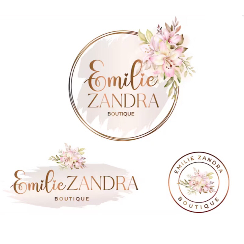 

(DRAN ZANDRA) JASA BIKIN DESAIN LOGO OLSHOP BISNIS ELEGAN