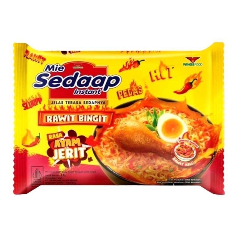 

Mie Sedap Kuah Ayam Jerit Rawit Bingit