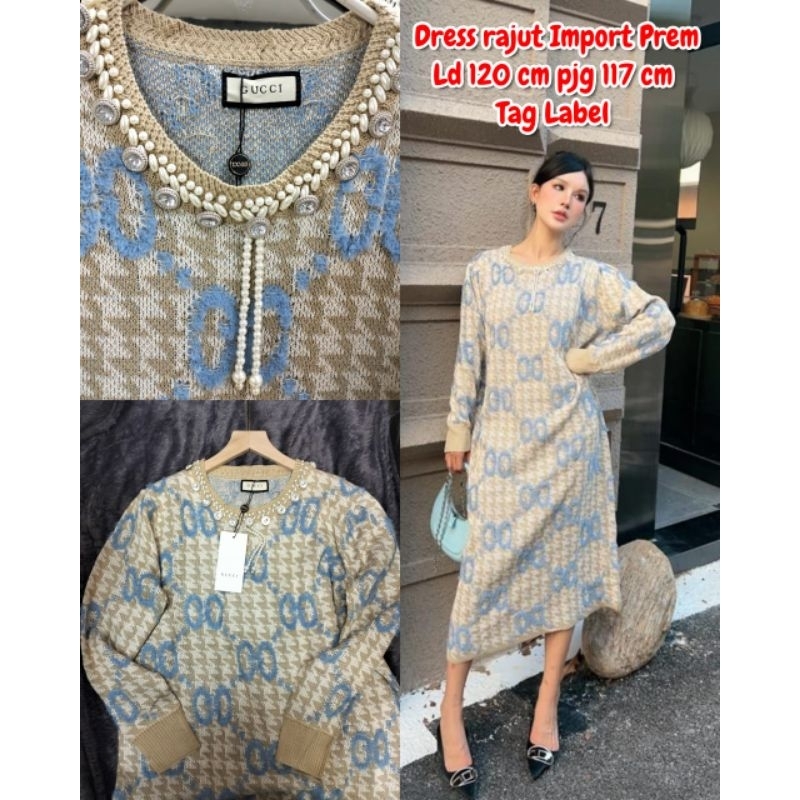 Dress Rajut Import Premium