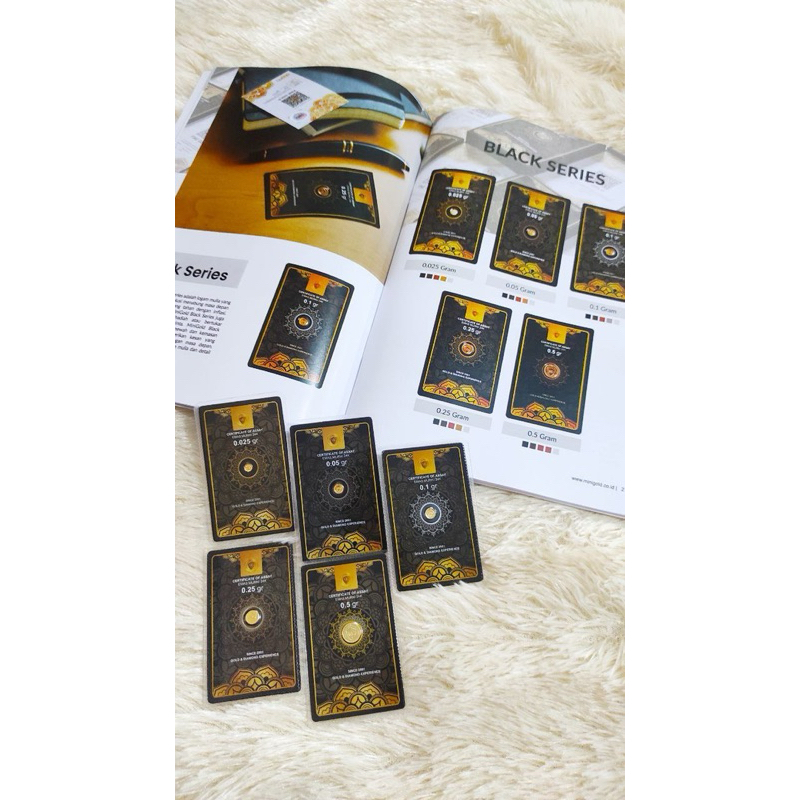 minigold black series dan gift series