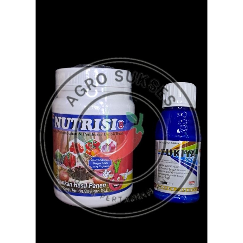 Nutrisi & Zat Pengatur Tumbuh Tanaman | ZPT ( FUKIYA 275 SC 100 ML + NUTRISI B 500 Gram )