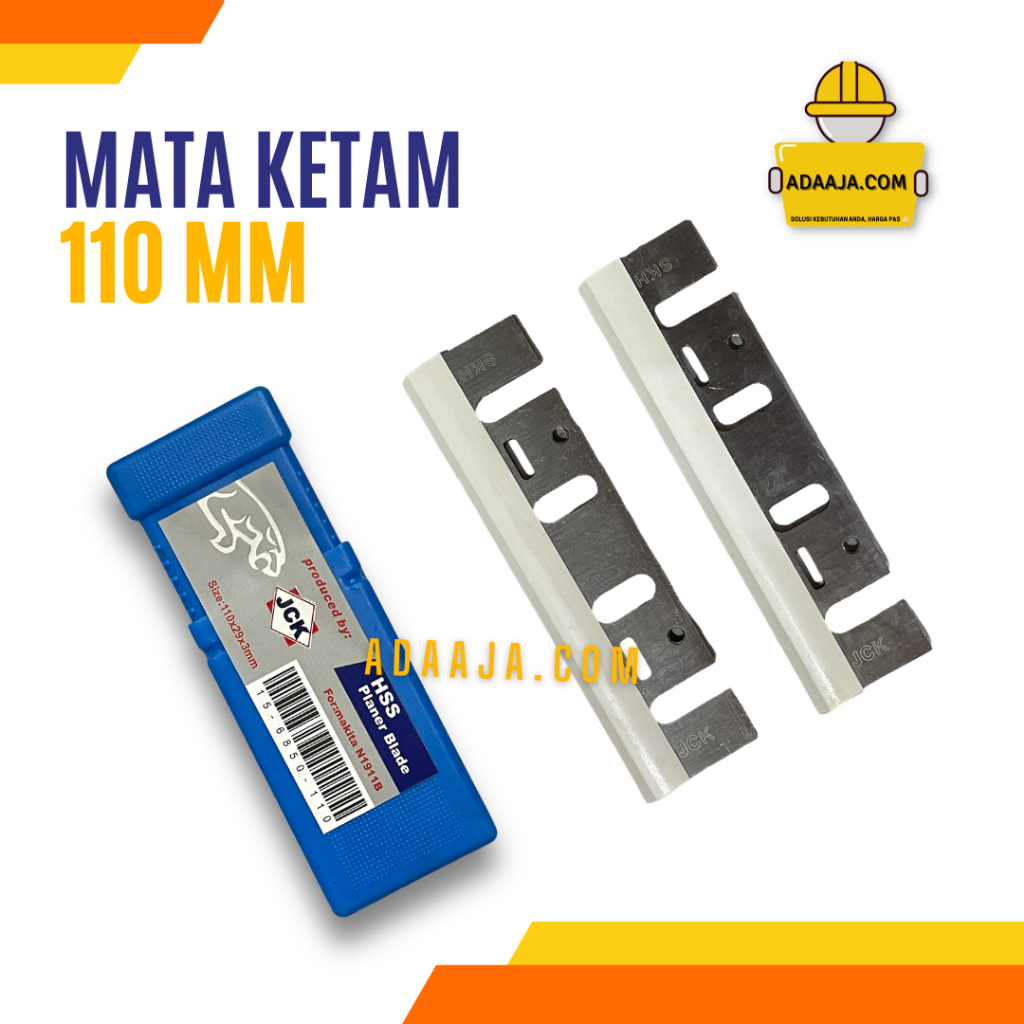 Mata Pisau Serut Kayu Pisau Ketam Planer Blade HSS 110 MM - JCK