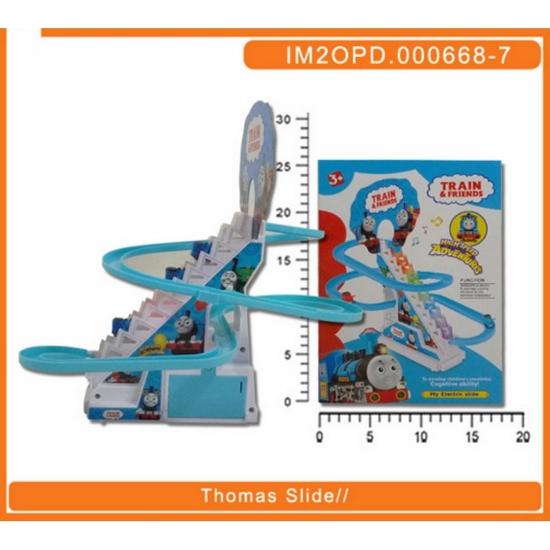 mainan bebek naik tangga / mainan thomas naik turun tangga / mainan thomas tangga bergerak