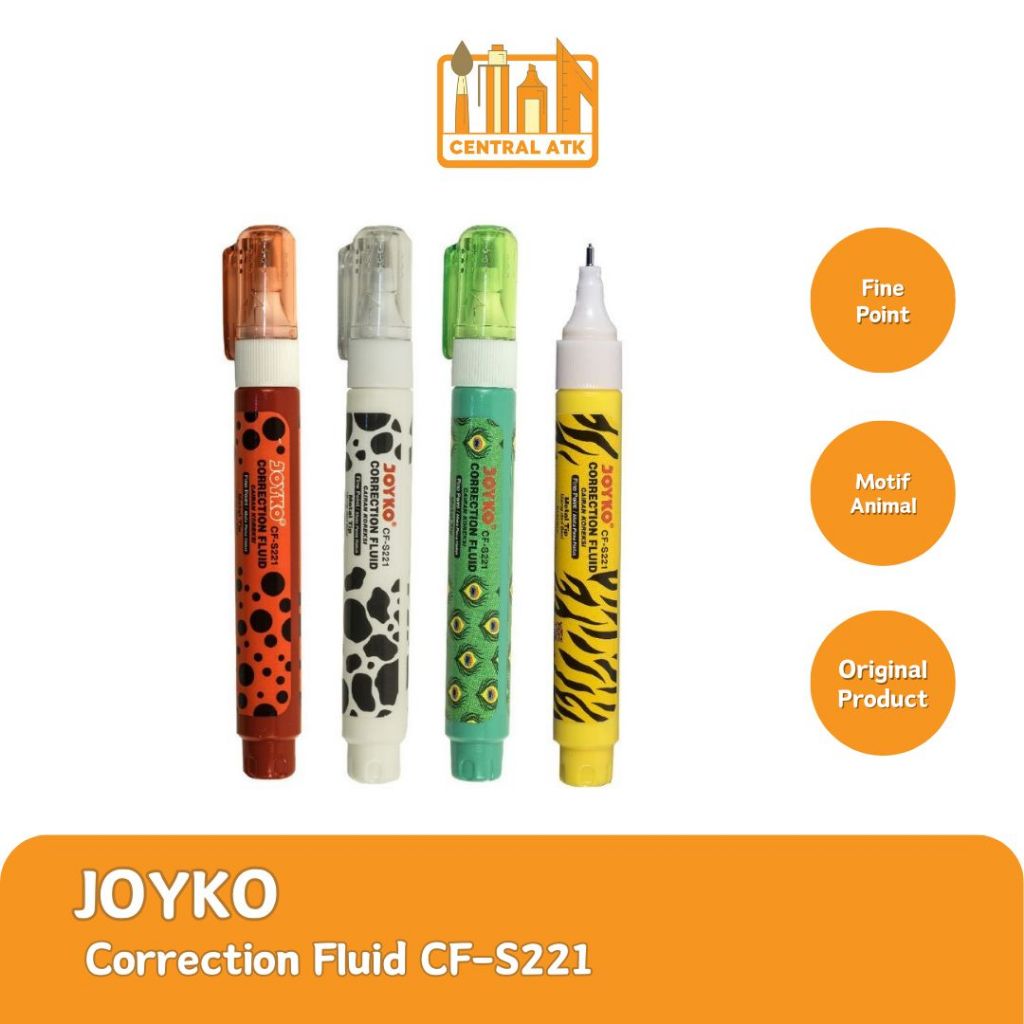 

Correction Fluid Cairan Koreksi Penghapus Cair Joyko CF-S221( 1 PCS )