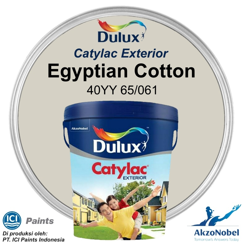 CAT DULUX CATYLAC EXTERIOR 5 KG - EGYPTIAN COTTON 40YY 65/061