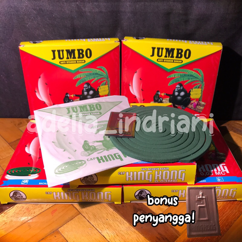 「 ✦ (1pack) obat nyamuk kingkong / obat nyamuk jumbo kingkong / obat nyamuk bonus penyangga ✦ 」