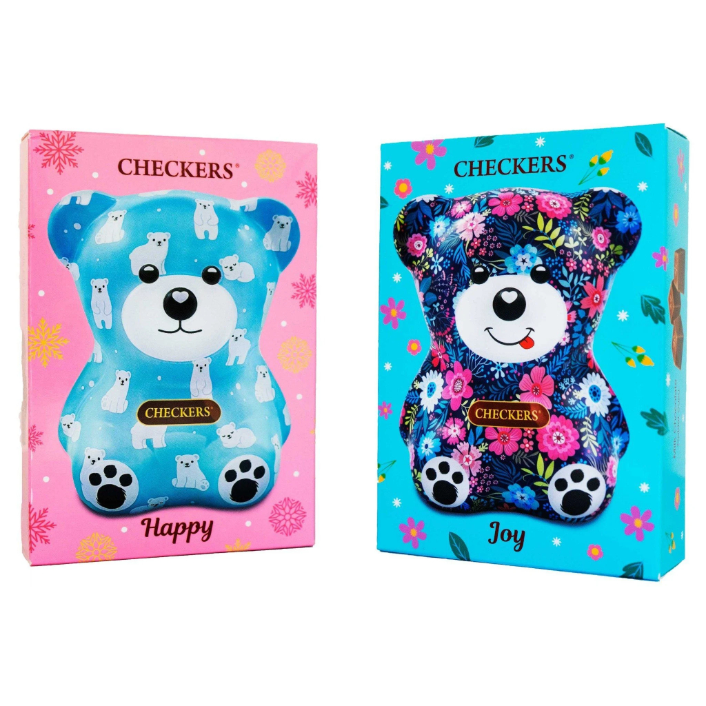 

Checkers Milk Chocolate Teddy Bear Mini Box Coklat Beruang