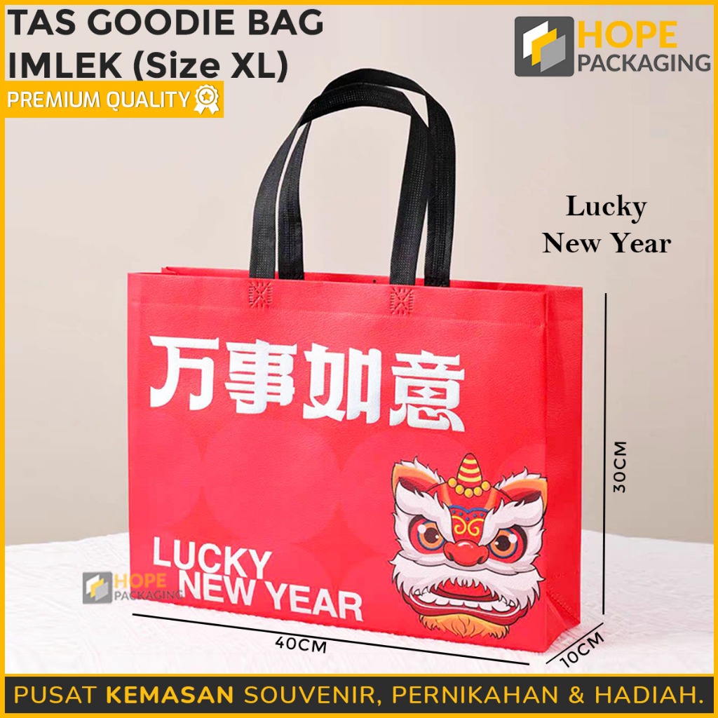 

Goodie Bag Imlek Size XL /Tas Hampers Imlek / Goodie Bag Horizontal Seri Imlek