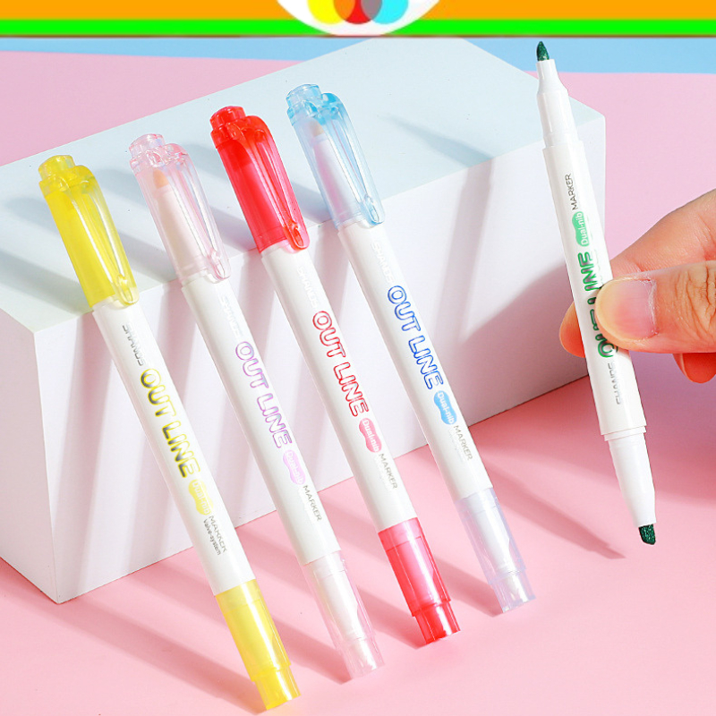 

OUTLINE PULPEN GLITTER HIGHLIGHTER | STABILLO GLITTER | PEN SPIDOL GLITTER 2 SISI | PULPEN LUKISAN KALIGRAFI | CALLIGRAPHY DIARY PEN GIFT | DUAL NIB STABILO SPIDOL SKM
