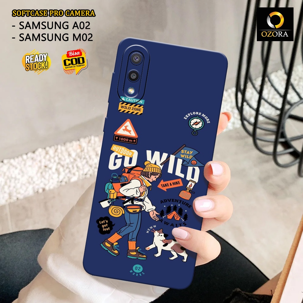 Case SAMSUNG A02 / M02 Terbaru - OZORA - Fashion Case AESTHETIC - Casing Hp SAMSUNG A02 / M02 - Akse