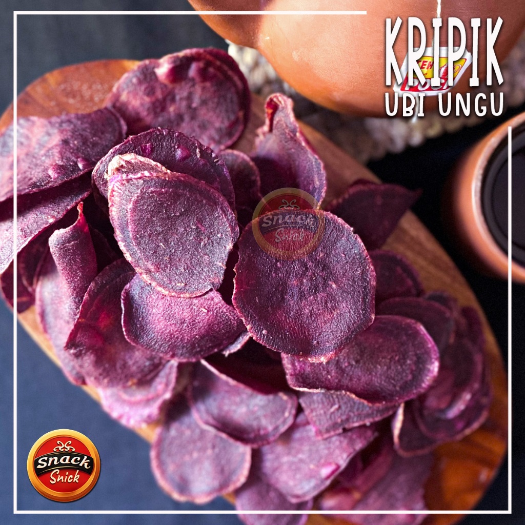 

Kripik ubi ungu 200 gram keripik ubi unggu manis