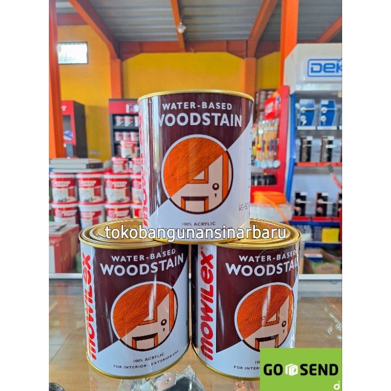 Mowilex Woodstain Cat Politur Kayu Premium 1 L