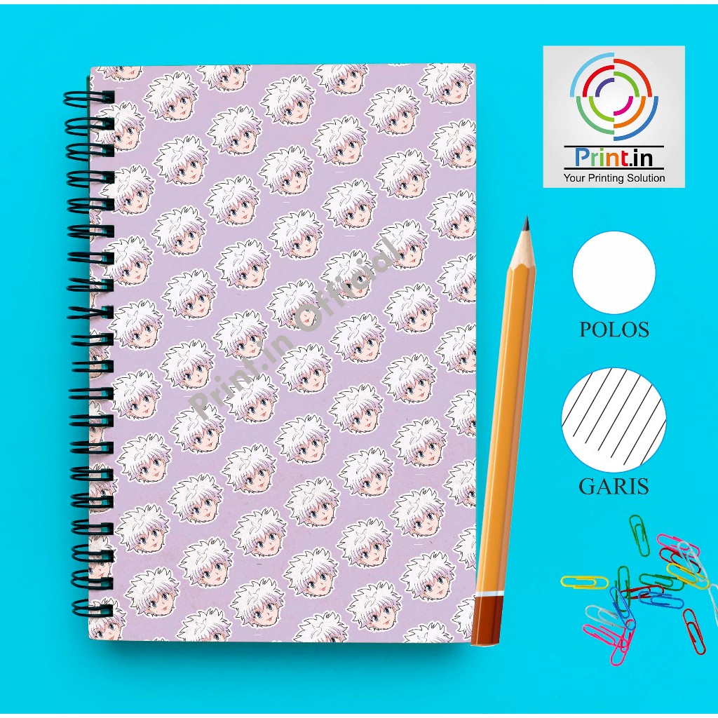 

Notebook Spiral Emoticon Face Hunter x Hunter A5 GARIS/POLOS