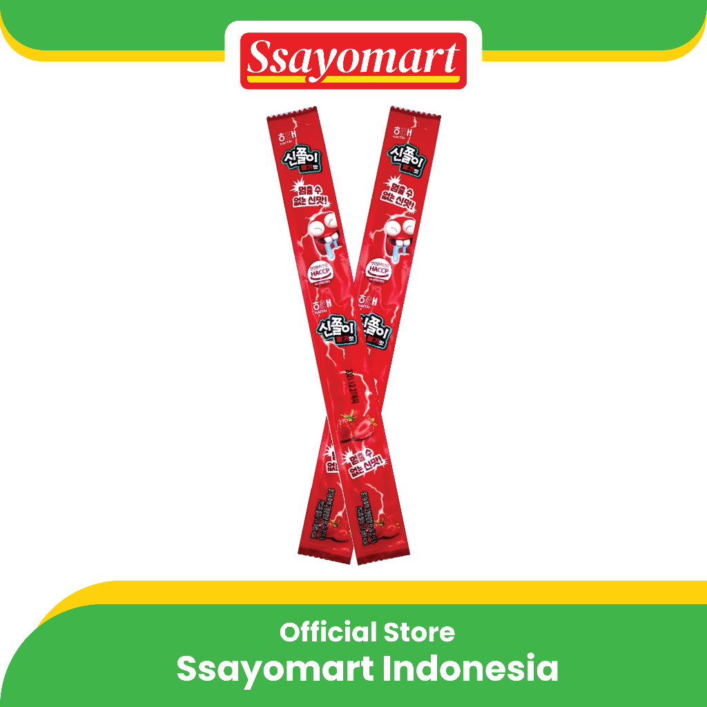 

HAITAI SOUR JELLY STRAWBERRY 24G/PERMEN JELLY KOREA
