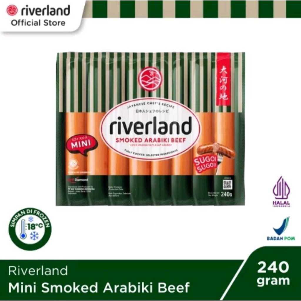 

Riverland Mini Smoked Arabiki Beef Sausage 240gr