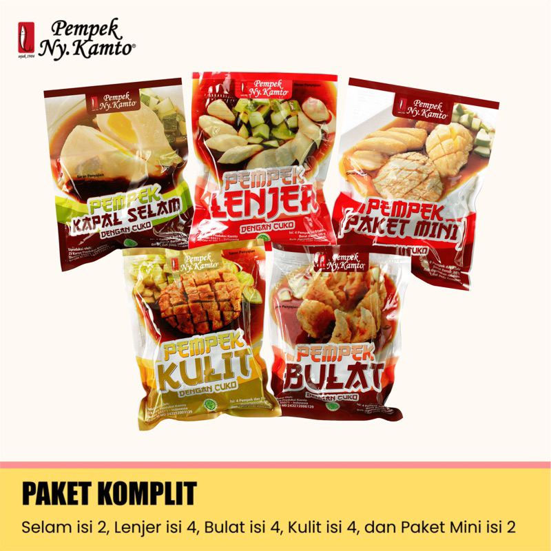 

Pempek Ny. Kamto Pempek Paket Komplit