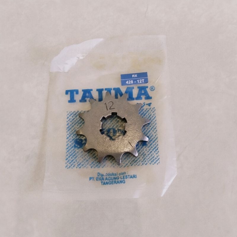 Gear Depan Yamaha RX K, Jupiter z, Jupitee Mx, F1zr, Vega zr ukuran 8T, 9T, 10T, 12T, 13T