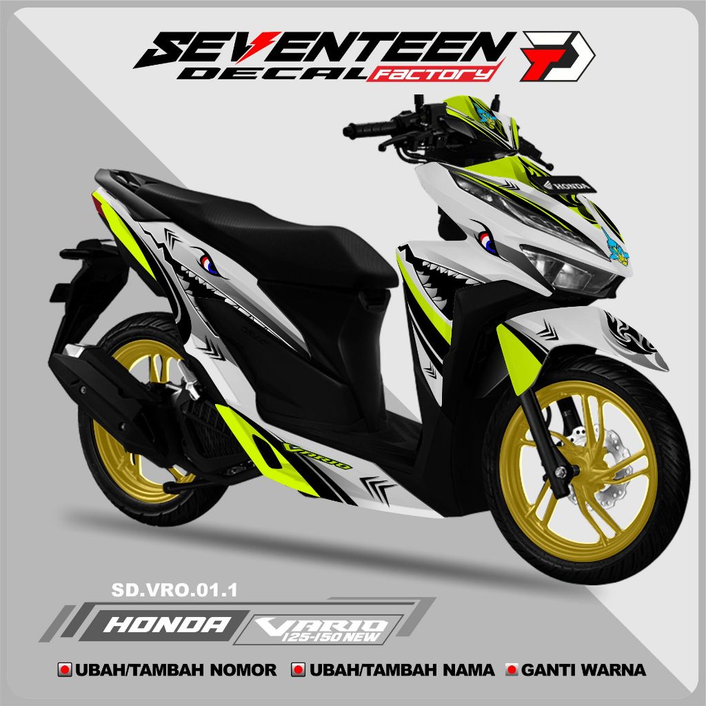 Decal Stiker VARIO NEW 150,125 full Body  Stiker full Body Motor All New Honda Vario VARIO NEW 150,1