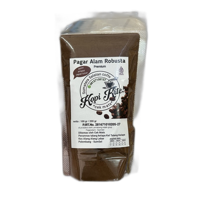 

kopi robusta pagaralam Kite 100gram