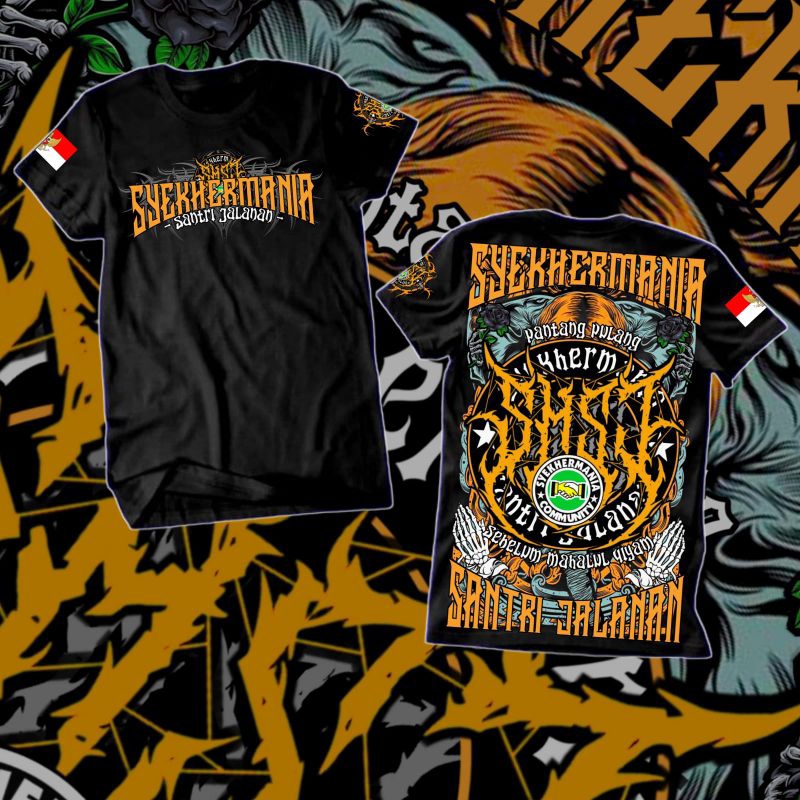 KAOS SYEKHERMANIA SANTRI JALANAN