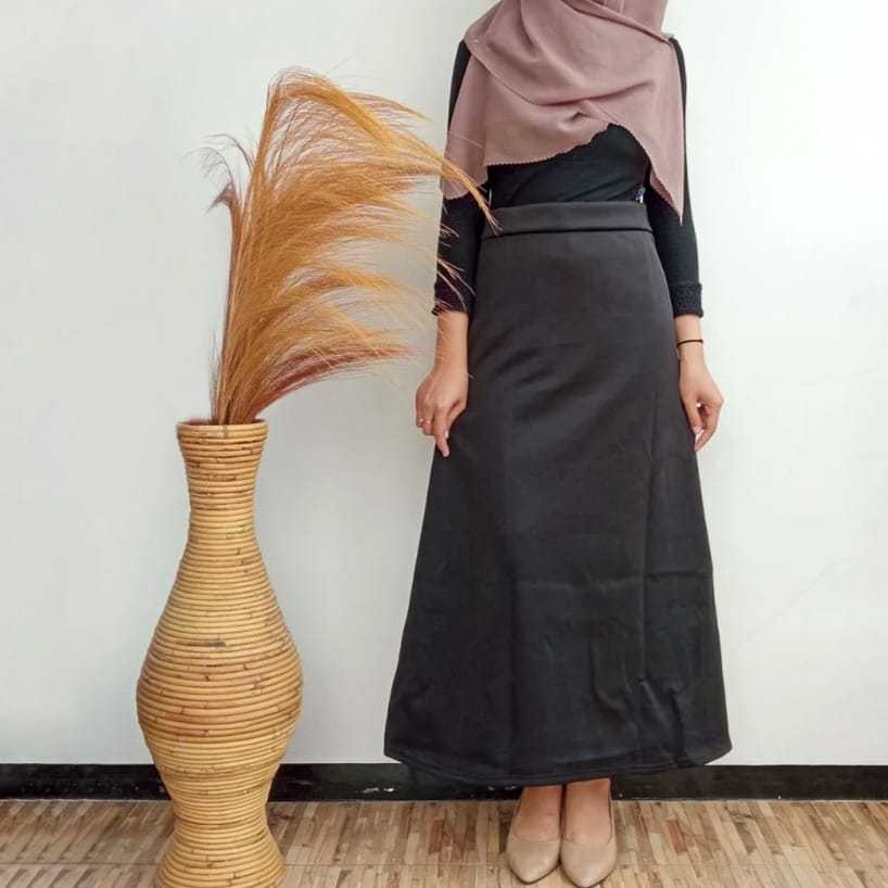 Rok Kerja A Line Scuba // Rok Scuba // Rok Murah // Rok Kuliah