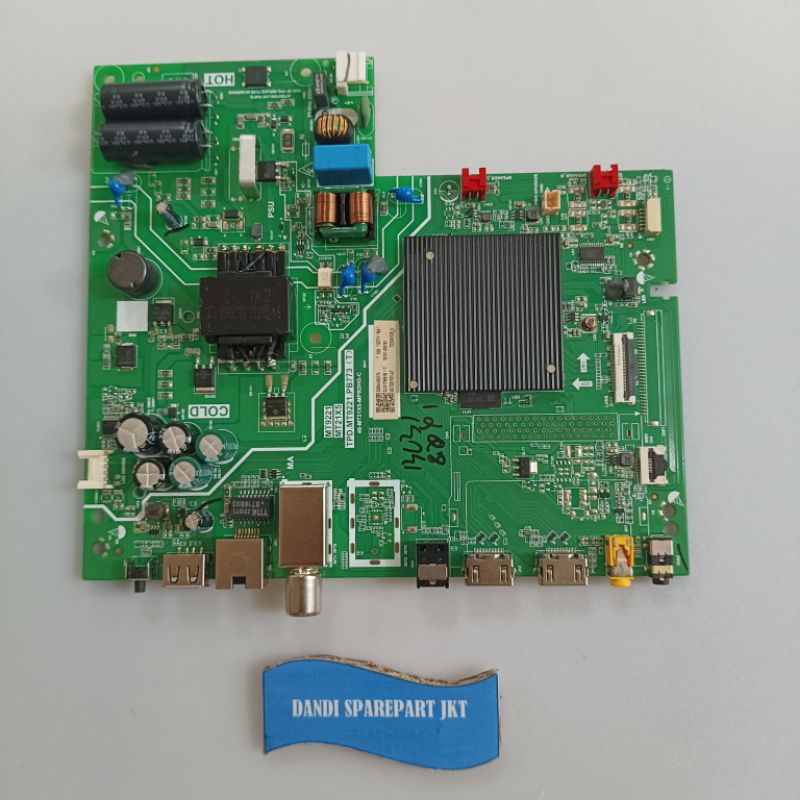 MB led tv TCL 32A5+ soket kecil - mainboard tv - mesin tv led