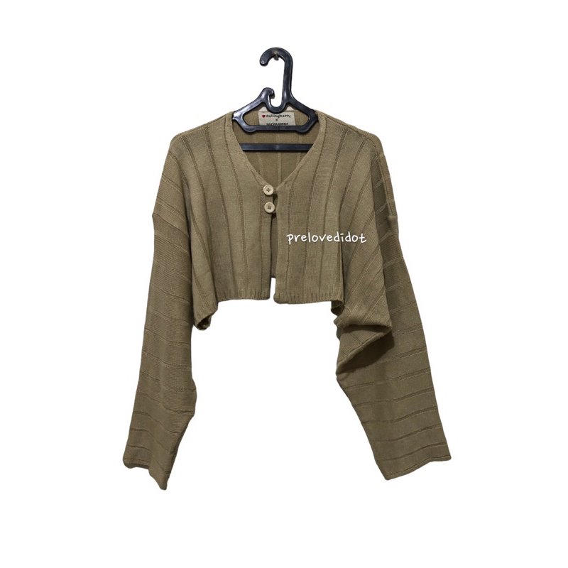 JOY CARDIGAN OVERSIZE CROP - PRELOVED