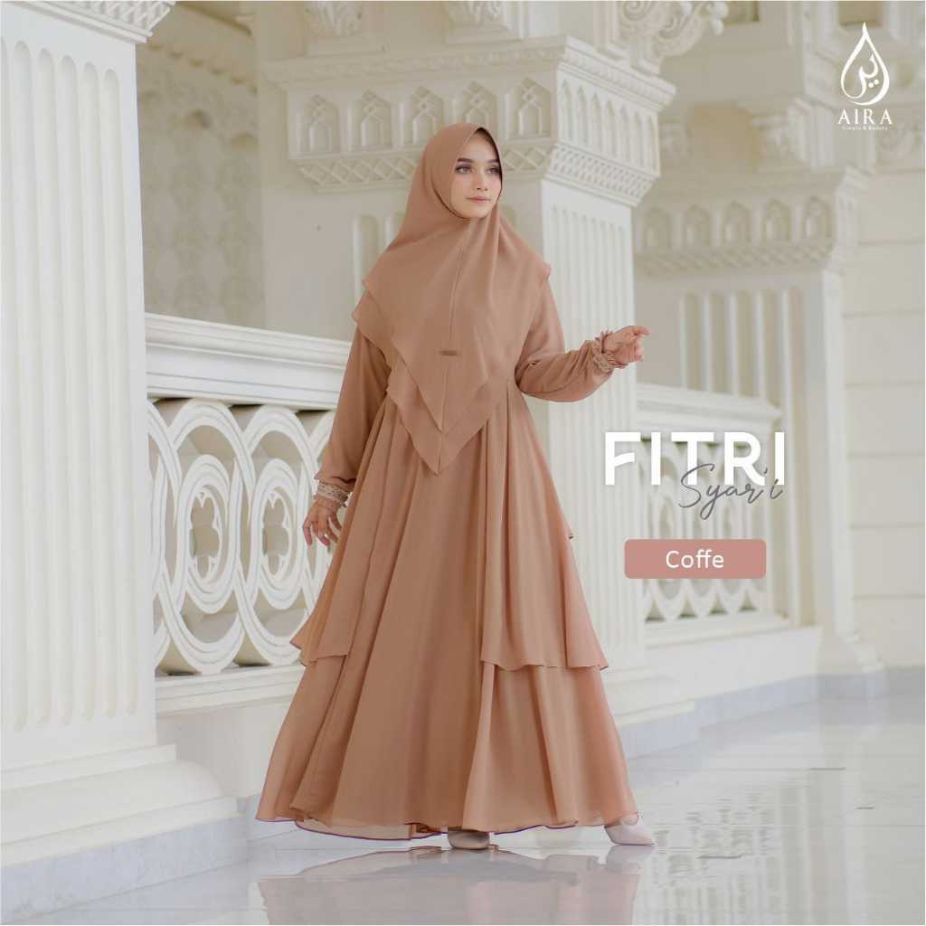 Fitri Dress Set Pashmina by Aira