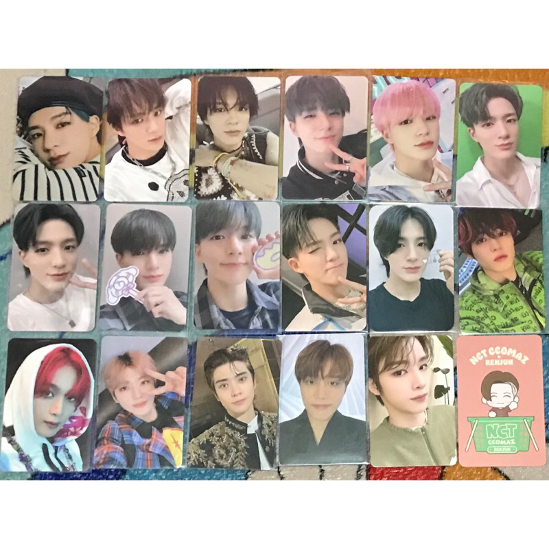 photocard jeno jaehyun haechan taeil chenle sungchan renjun nct dream nct 127 hello future glitch mo