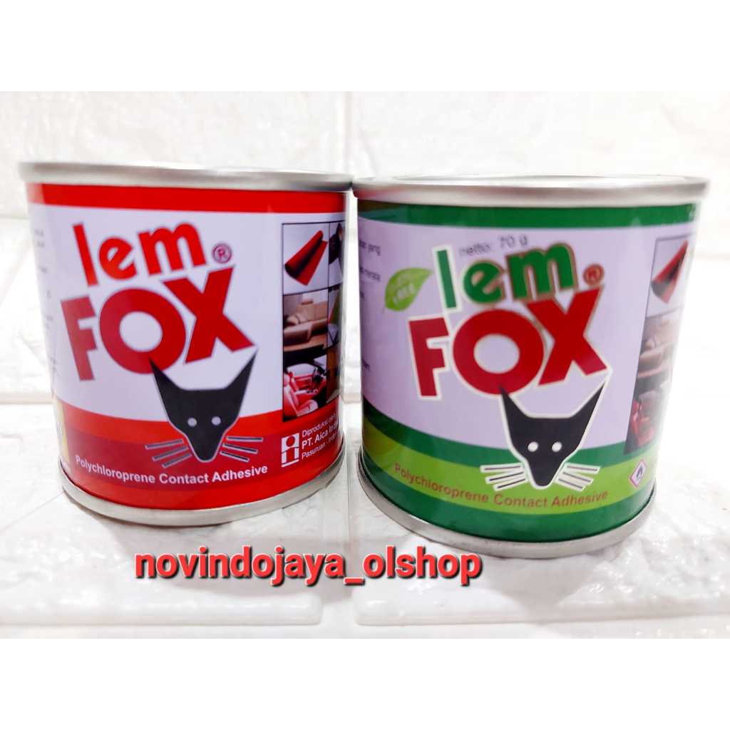 

LEM FOX KUNING KALENG KECIL 70GR TERLARIS