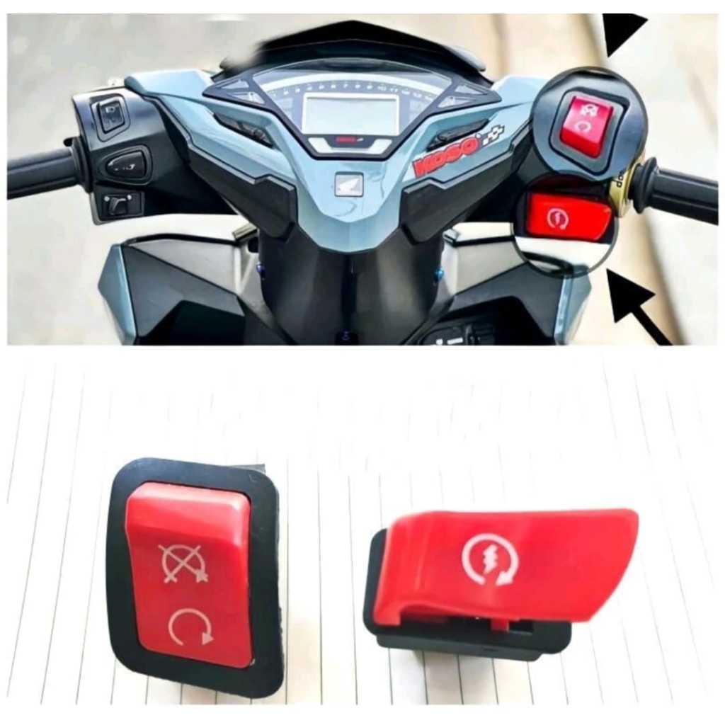 Saklar Starter + idling stop  vario,Scoopy Honda Vietnam saklar ISS warna engine