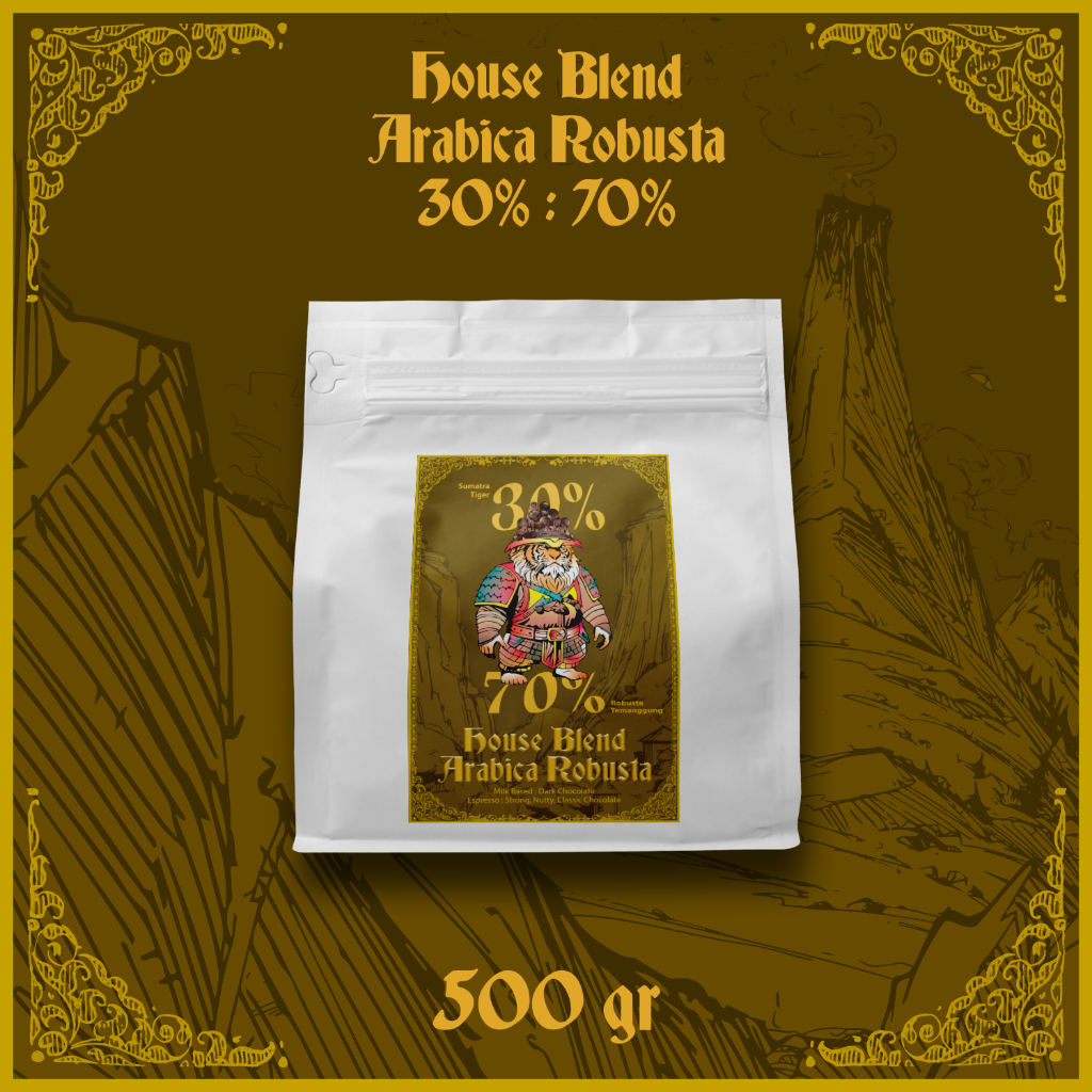 

House Blend Espresso - Arabica & Fine Robusta 30:70