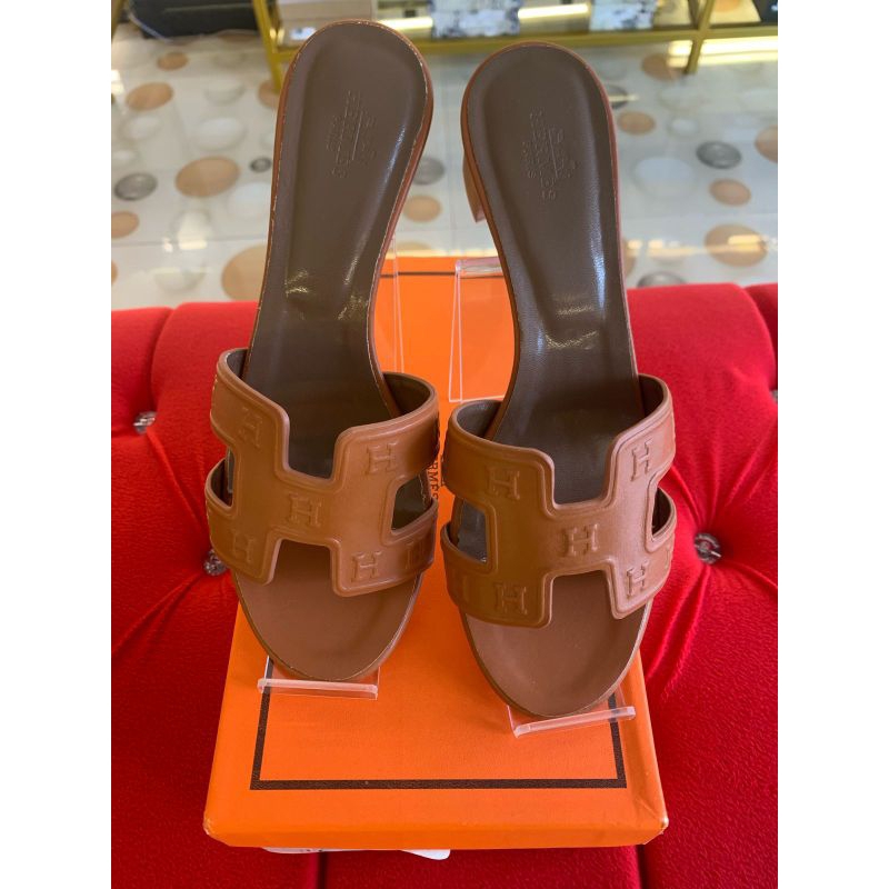 Sepatu Heels Impor Premium Hermes 778-29