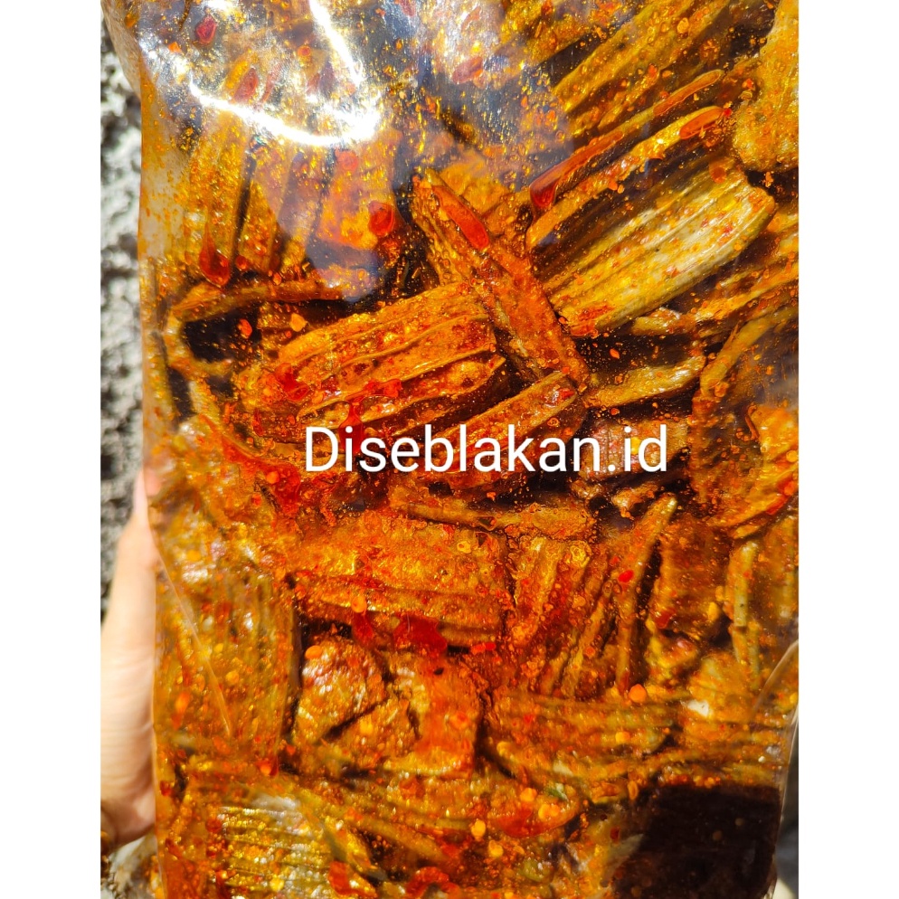 

KODE C58J kerupuk jengkol pedas daun jeruk isi 1kg
