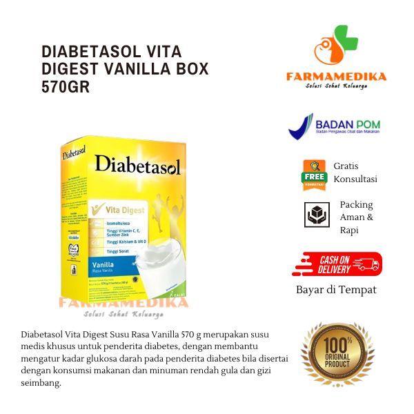 

DIABETASOL VITA DIGEST VANILLA BOX 570GR