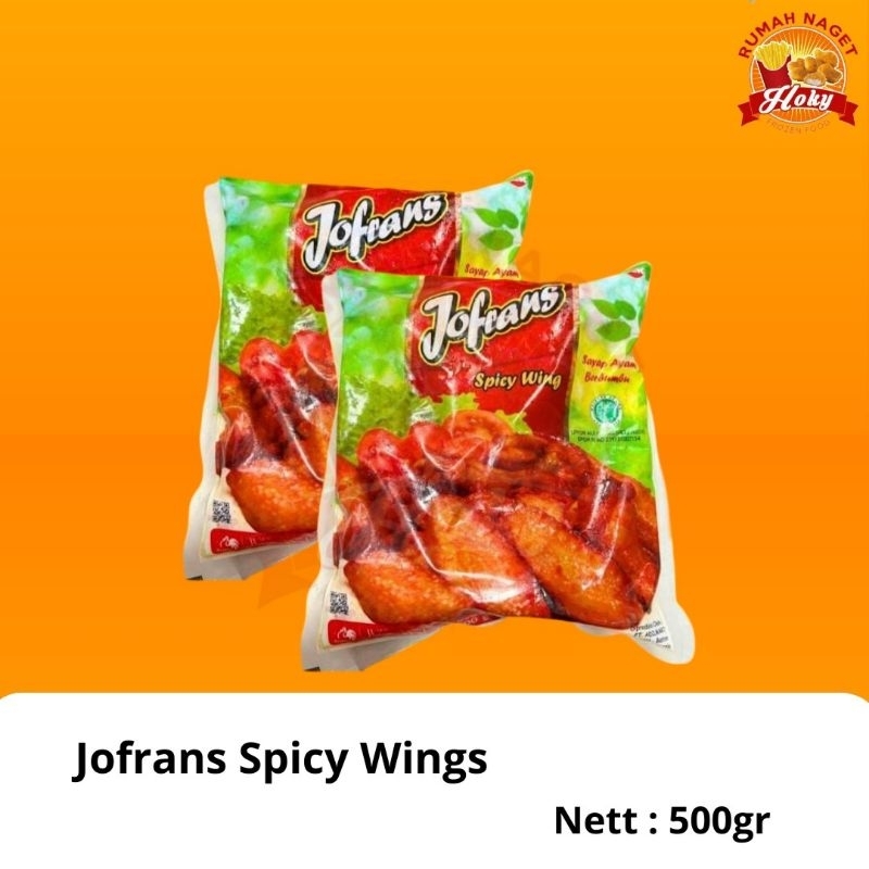 

Jofrans Spicy Wing Sayap Ayam Berbumbu 500gr