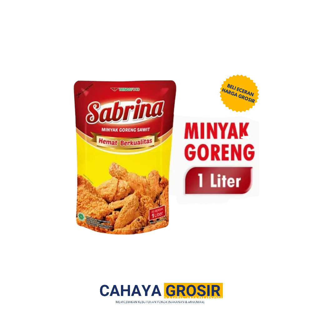 

Minyak Goreng Sabrina 1 Liter