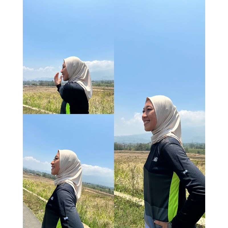 HIJAB NON PET SPORT , HIJAB TANPA PET |MUTIARA HIJAB| FADHILAH HIJAB|