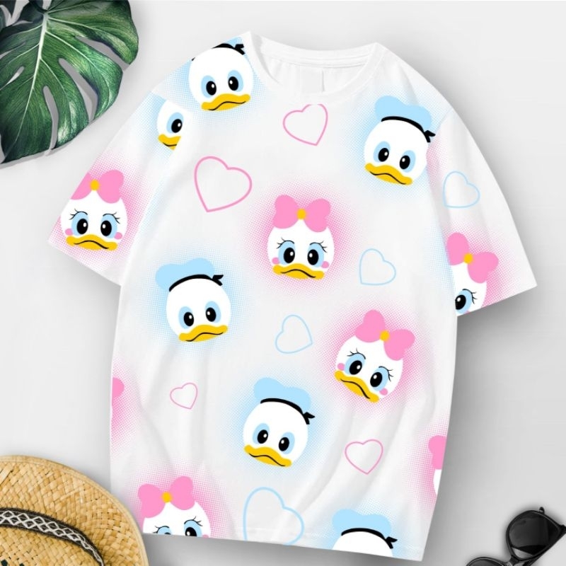 KAOSLAGI Kaos Karakter Wanita Kaos Donald Daisy Duck Kaos Donald Daisy Duck Wanita Kaos Lucu Wanita 