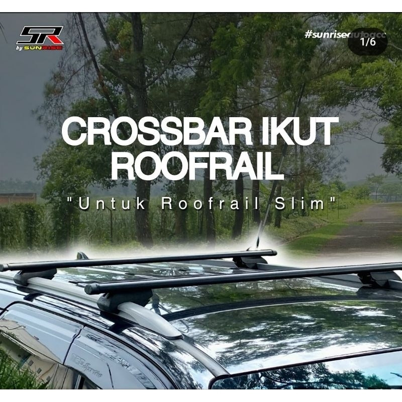 Palangan Rack Jepit Roofrail All New Fortuner Pajero Sport Rush Terios Sunrise Auto Accessories