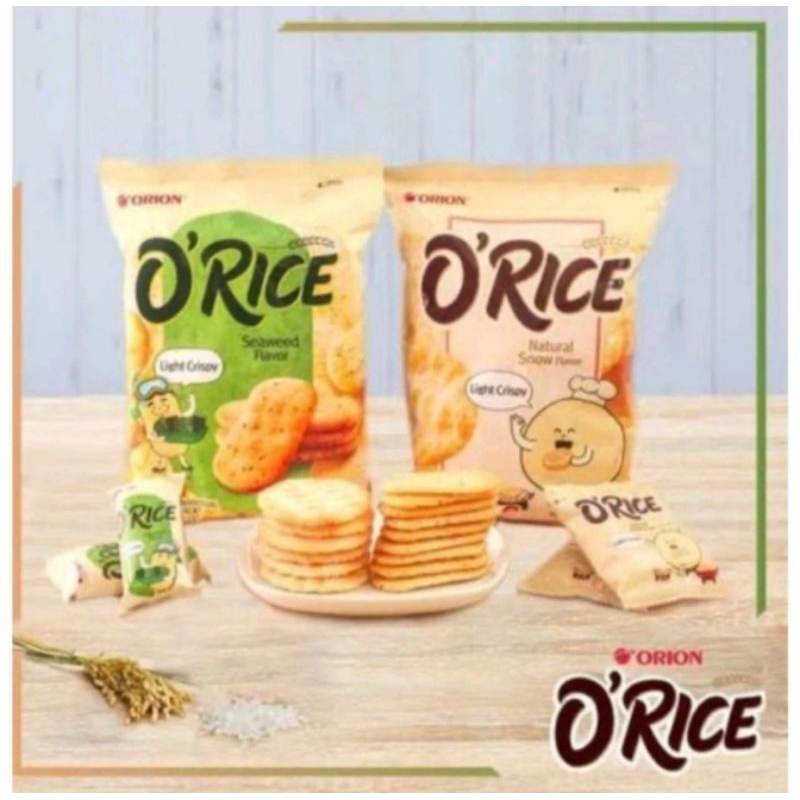 

O RICE / K RICE CRACKER BERAS DELFI ORION / CRACKER BERAS IMPORT