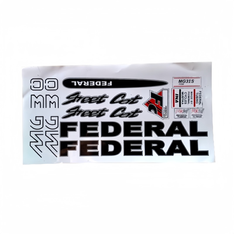 STIKER SEPEDA FEDERAL STREET CAT STRIPING STICKER