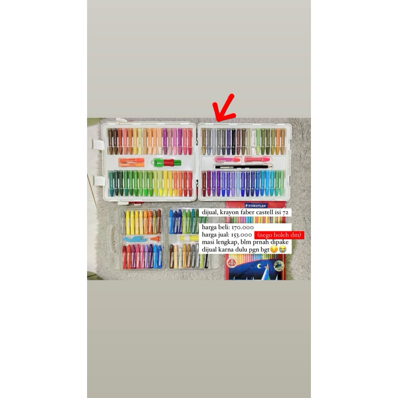 

Krayon Faber Castell isi 72 (Hexagonal Oil Pastel)