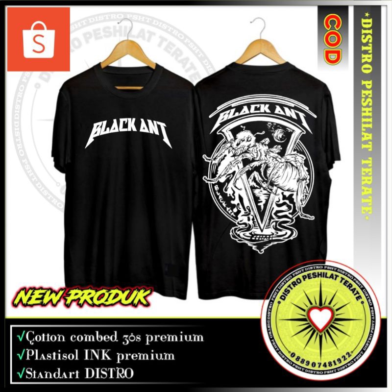 KAOS PSHT BLACK ANT - KAOS PSHT TERBARU