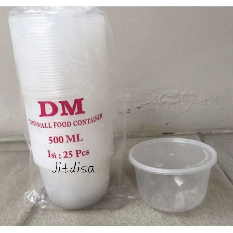 THINWALL MANGKOK BULAT 500 ML RB ISI 25 SET