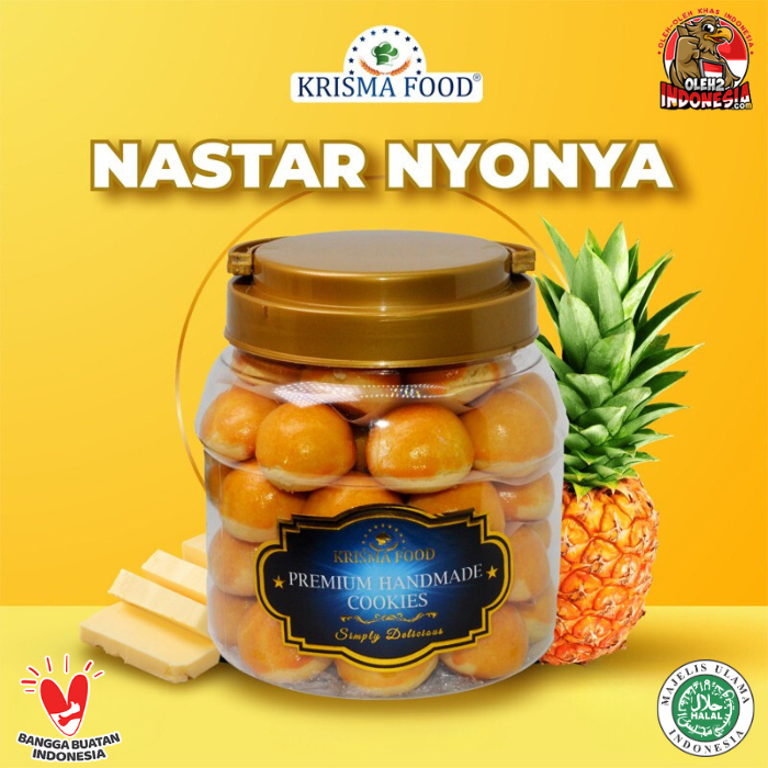 

Kue Nastar Premium Wisman 100% Krisma food 400gr