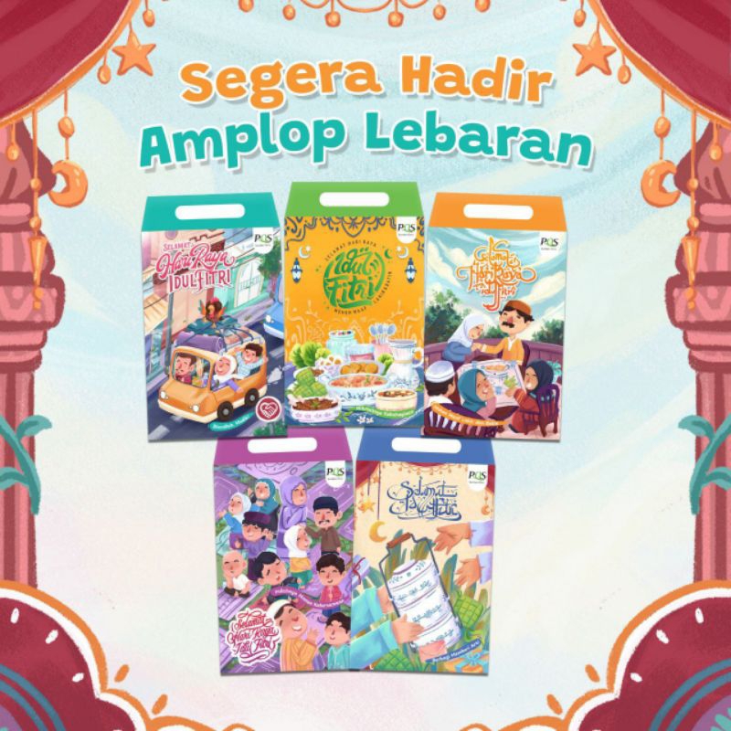 

[READY] Amplop Lebaran Anak Lucu 2024 (Isi 50 Pcs Per Pack) by PQS